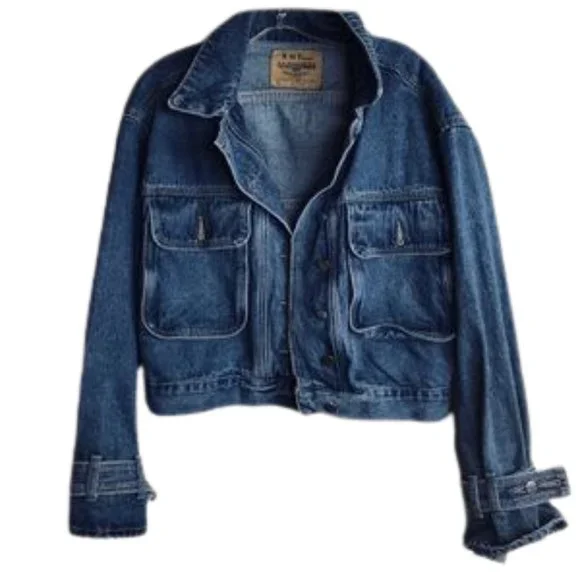 ジャケット・アウター WAREHOUSE BUCKLE FRONT DENIM SHOP COAT fdc0d525f1e6bec6362b513ad97159